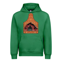 Emerald Barn Earning Urban Hoodie - CowhideDigitalArt