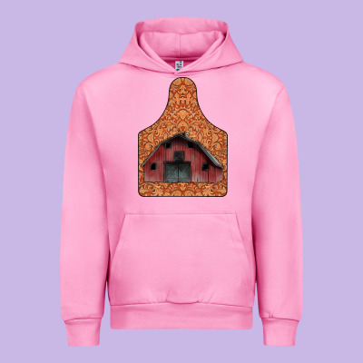 Barn Earning Urban Hoodie Designed By Cowhidedigitalart