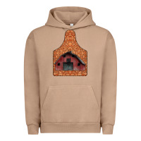 Pigment Burro Barn Earning Urban Hoodie - CowhideDigitalArt