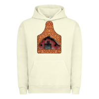 Pigment Pistachio Barn Earning Urban Hoodie - CowhideDigitalArt