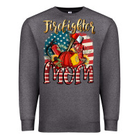 Charcoal Heather Firefighter mom Premium Sweatshirt - FaDigitalArtStudio