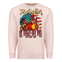 Pale Pink Firefighter mom Premium Sweatshirt - FaDigitalArtStudio