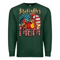 Sports Green Firefighter mom Premium Sweatshirt - FaDigitalArtStudio