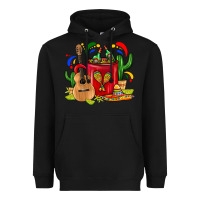 Black Mexico Coffee Mug Heavyweight Hoodie - FaDigitalArtStudio