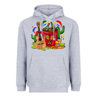 Heather Grey Mexico Coffee Mug Heavyweight Hoodie - FaDigitalArtStudio