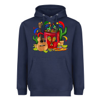 Navy Mexico Coffee Mug Heavyweight Hoodie - FaDigitalArtStudio