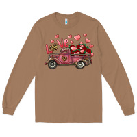 Toasted Coconut love truck with roses and leopard Long Sleeve Tee - RanaPortraitStore