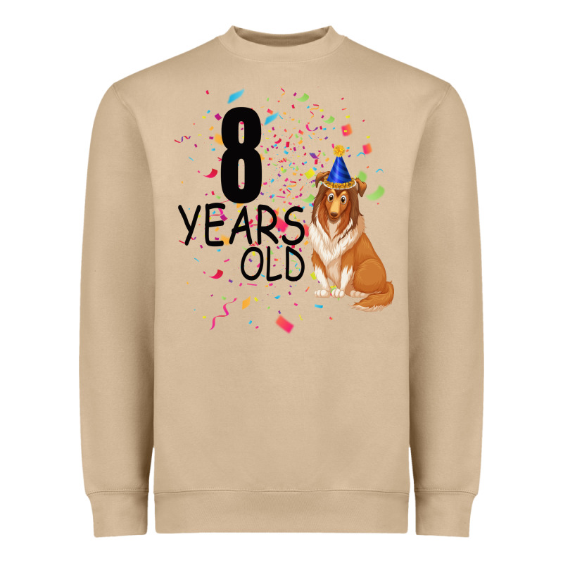 8 Years Old Black Heavyweight Sweatshirt by Bettercallsaul | Teevron