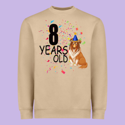 8 Years Old Black Heavyweight Sweatshirt Designed By Bettercallsaul