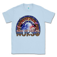 Dusty Blue american nurse Classic Tee - SublimationCraftShop
