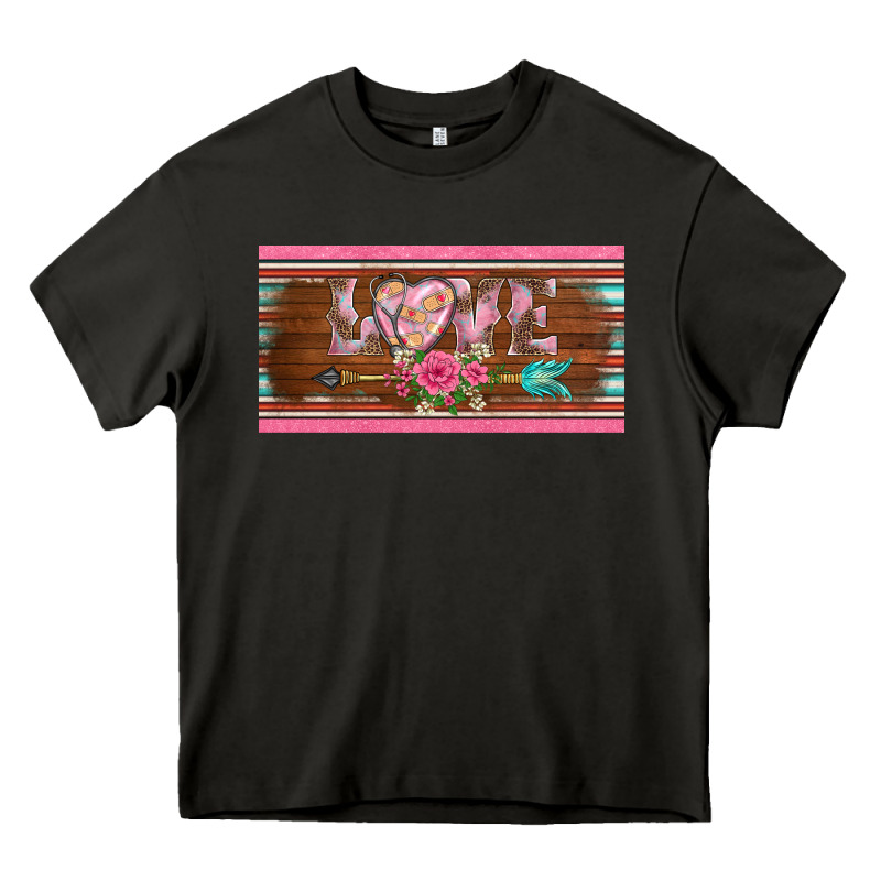Western Nurse Love  Caduceus And Arrow License Plate Template Heavy Core Tee by BarkalooDesign | Teevron