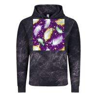 Cloud Black Mardi Gras Feathers seamless pattern Vintage Hoodie - BundleAndBundleShop