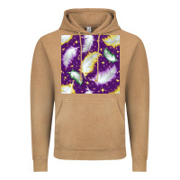Vintage Camel Mardi Gras Feathers seamless pattern Vintage Hoodie - BundleAndBundleShop