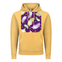 Vintage Mustard Mardi Gras Feathers seamless pattern Vintage Hoodie - BundleAndBundleShop