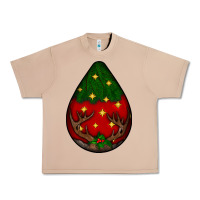 Burro Christmas  teardrop Urban Heavy Tee - BundleAndBundleShop