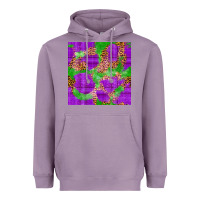 Lavender Mardi Gras leopard Seamless Pattern Heavyweight Hoodie - FaDigitalArtStudio
