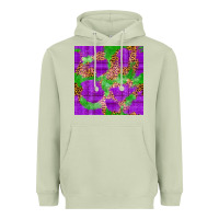 Matcha Mardi Gras leopard Seamless Pattern Heavyweight Hoodie - FaDigitalArtStudio