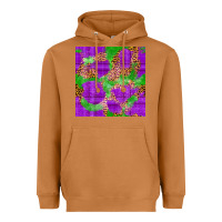 Meerkat Mardi Gras leopard Seamless Pattern Heavyweight Hoodie - FaDigitalArtStudio