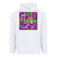 White Mardi Gras leopard Seamless Pattern Heavyweight Hoodie - FaDigitalArtStudio