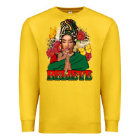 Lemon believe black woman Premium Sweatshirt - FaDigitalArtStudio