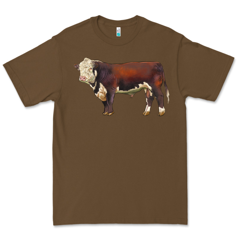 Hereford Bull Premium Tee by LillyAllenDesigns | Teevron