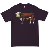 Plum hereford bull Premium Tee - LillyAllenDesigns