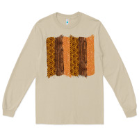 Mushroom Western Wood Glitter Vintage Pattern Long Sleeve Tee - Bettercallsaul