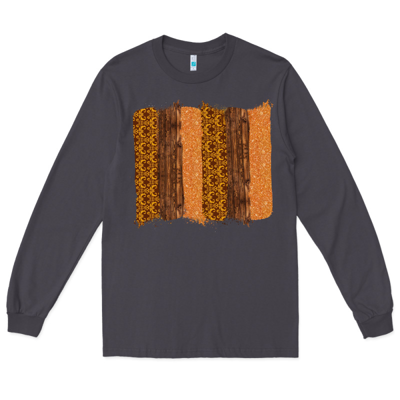 Western Wood Glitter Vintage Pattern Long Sleeve Tee by Bettercallsaul | Teevron