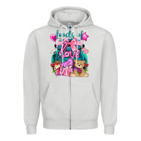 Dove Grey Loads of love truck Valentine's Day Zipper Hoodie - HowdyJamesFarm