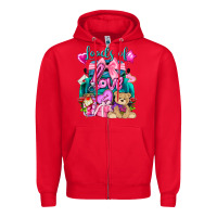 Red Loads of love truck Valentine's Day Zipper Hoodie - HowdyJamesFarm