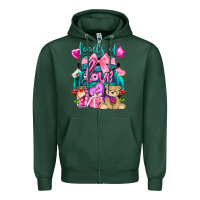 Sports Green Loads of love truck Valentine's Day Zipper Hoodie - HowdyJamesFarm