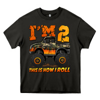 Asphalt i'm two this is how i roll monster truck birthday Heavy Core Tee - Jasminsmagicworld