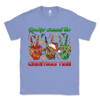Colony Blue Rockin' Around The Christmas Tree Classic Tee - BundleAndBundleShop