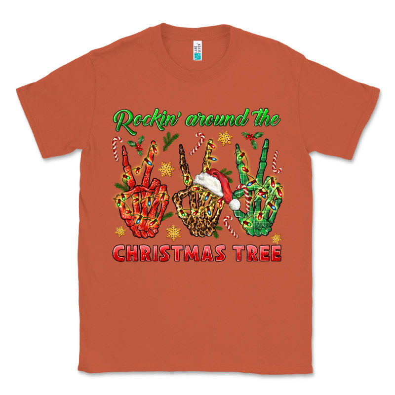 Rockin' Around The Christmas Tree Classic Tee by BundleAndBundleShop | Teevron