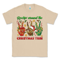Mushroom Rockin' Around The Christmas Tree Classic Tee - BundleAndBundleShop