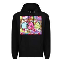 Black Easter eggs Nurse Premium Hoodie - OliviaCreatesArt
