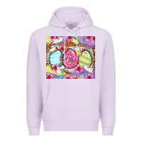 Lilac Easter eggs Nurse Premium Hoodie - OliviaCreatesArt