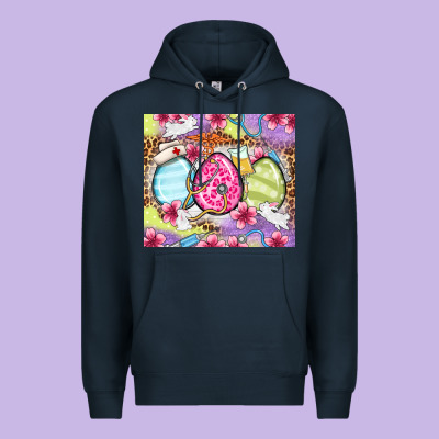 Easter Eggs Nurse Premium Hoodie Designed By Oliviacreatesart