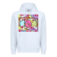 White Easter eggs Nurse Premium Hoodie - OliviaCreatesArt