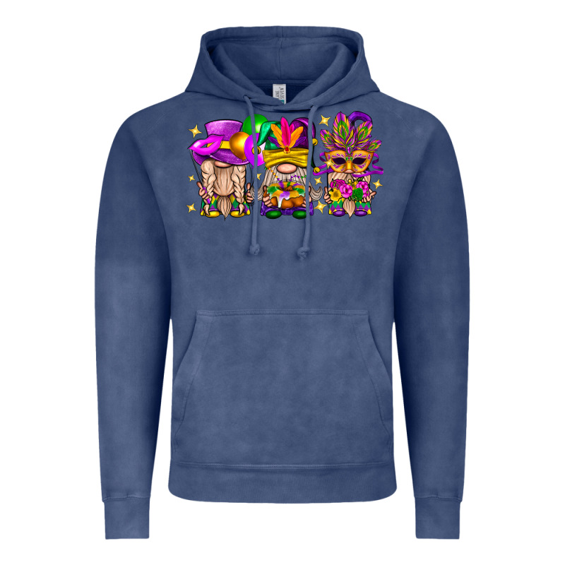 Mardi Gras Gnomies Cakes Flowers And Balloon Vintage Hoodie by BundleAndBundleShop | Teevron
