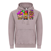 Vintage Zinc Mardi Gras Gnomies Cakes Flowers And Balloon Vintage Hoodie - BundleAndBundleShop