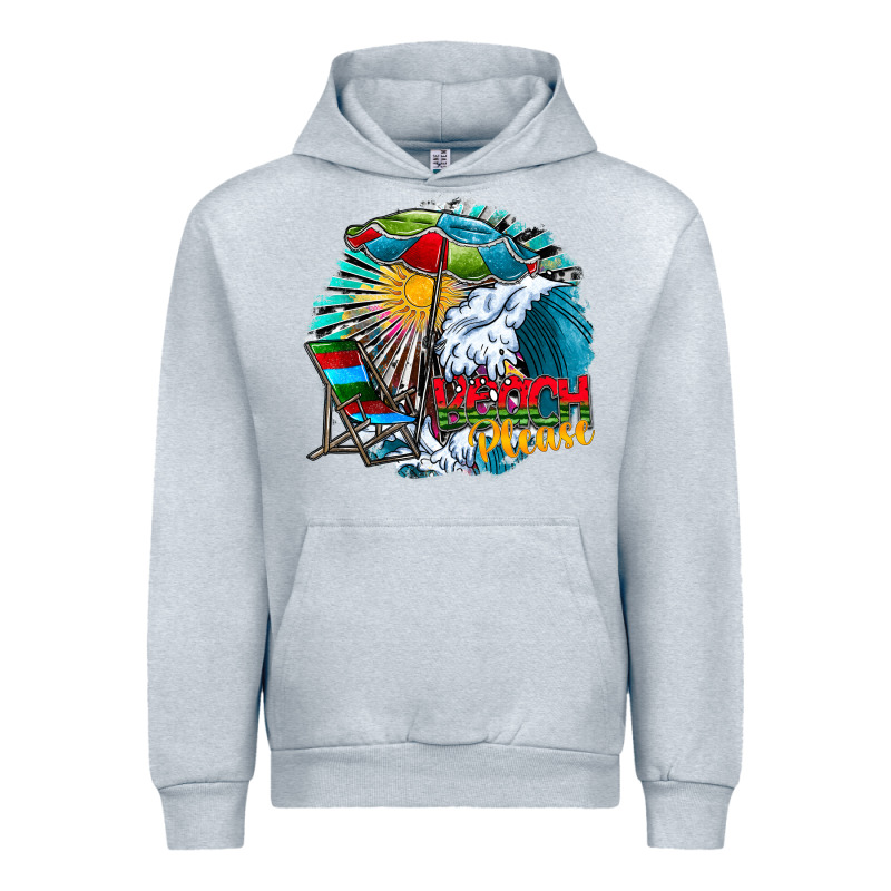 Beach Please Urban Hoodie by CowhideDigitalArt | Teevron