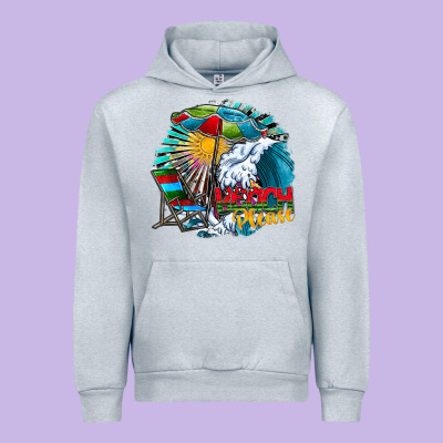 Beach Please Urban Hoodie Designed By Cowhidedigitalart