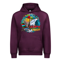 Mauve Wine beach please Urban Hoodie - CowhideDigitalArt