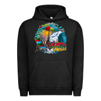Pigment Black beach please Urban Hoodie - CowhideDigitalArt