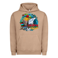 Pigment Burro beach please Urban Hoodie - CowhideDigitalArt
