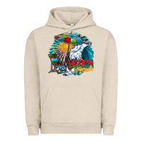 Pigment French Oak beach please Urban Hoodie - CowhideDigitalArt