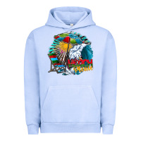 Pigment Grape Ice beach please Urban Hoodie - CowhideDigitalArt