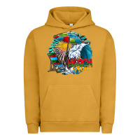 Pigment Peanut Butter beach please Urban Hoodie - CowhideDigitalArt