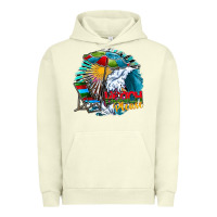 Pigment Pistachio beach please Urban Hoodie - CowhideDigitalArt